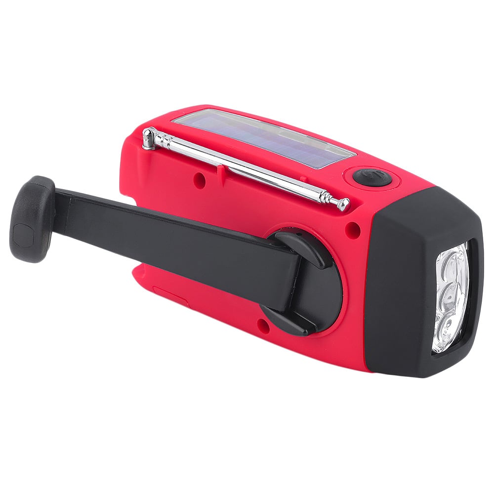 🎄🎁 Portable Emergency Solar/Dynamo ⚡ Radio 📻 LED Flashlight 🔦 6000mAh Power Bank 🔋