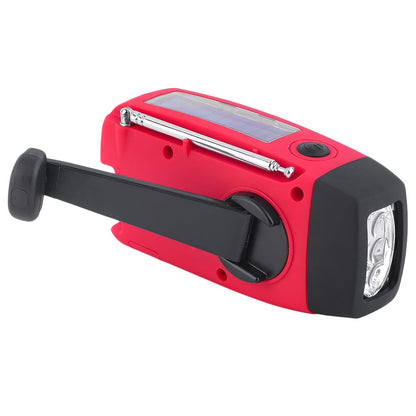 🎄🎁 Portable Emergency Solar/Dynamo ⚡ Radio 📻 LED Flashlight 🔦 6000mAh Power Bank 🔋