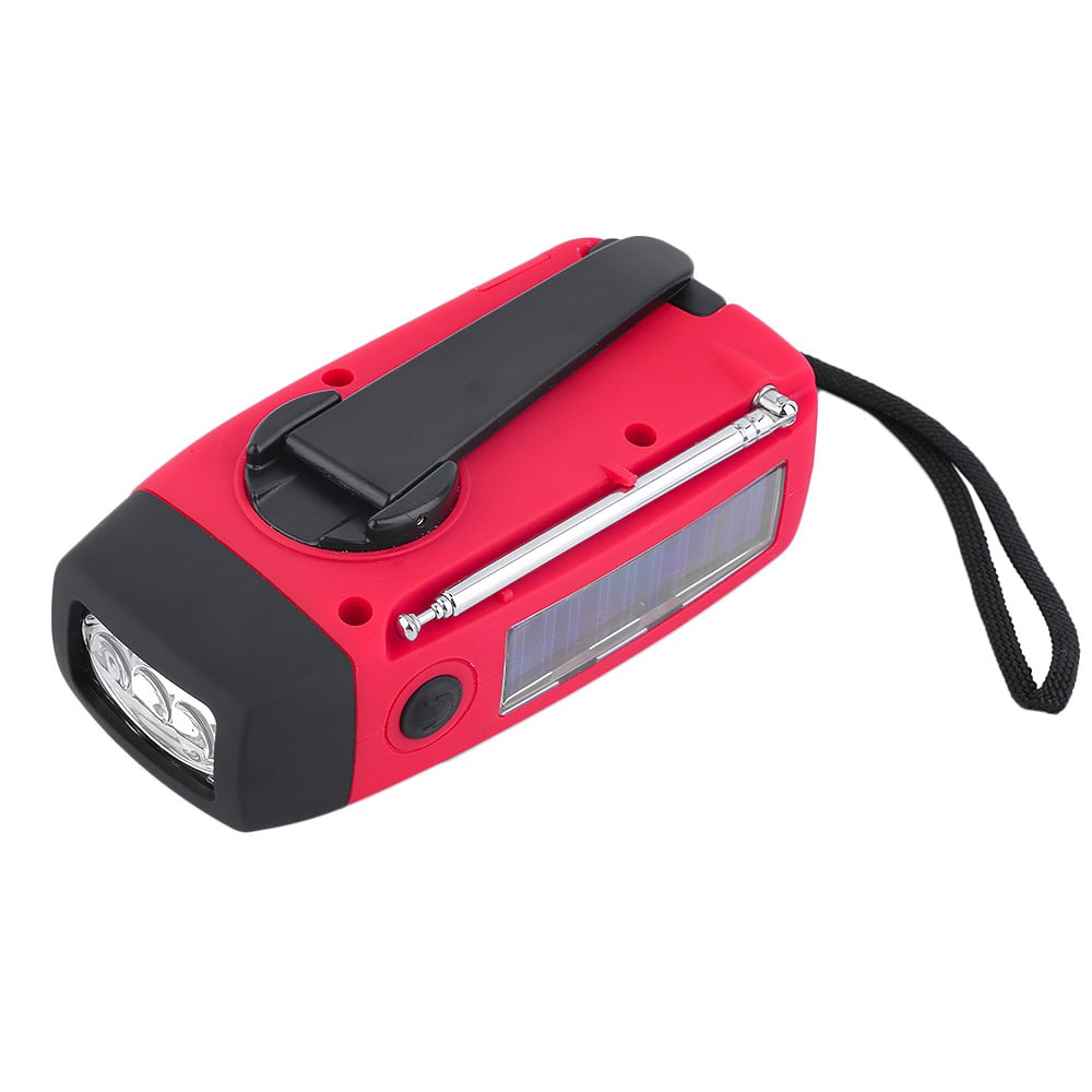 🎄🎁 Portable Emergency Solar/Dynamo ⚡ Radio 📻 LED Flashlight 🔦 6000mAh Power Bank 🔋